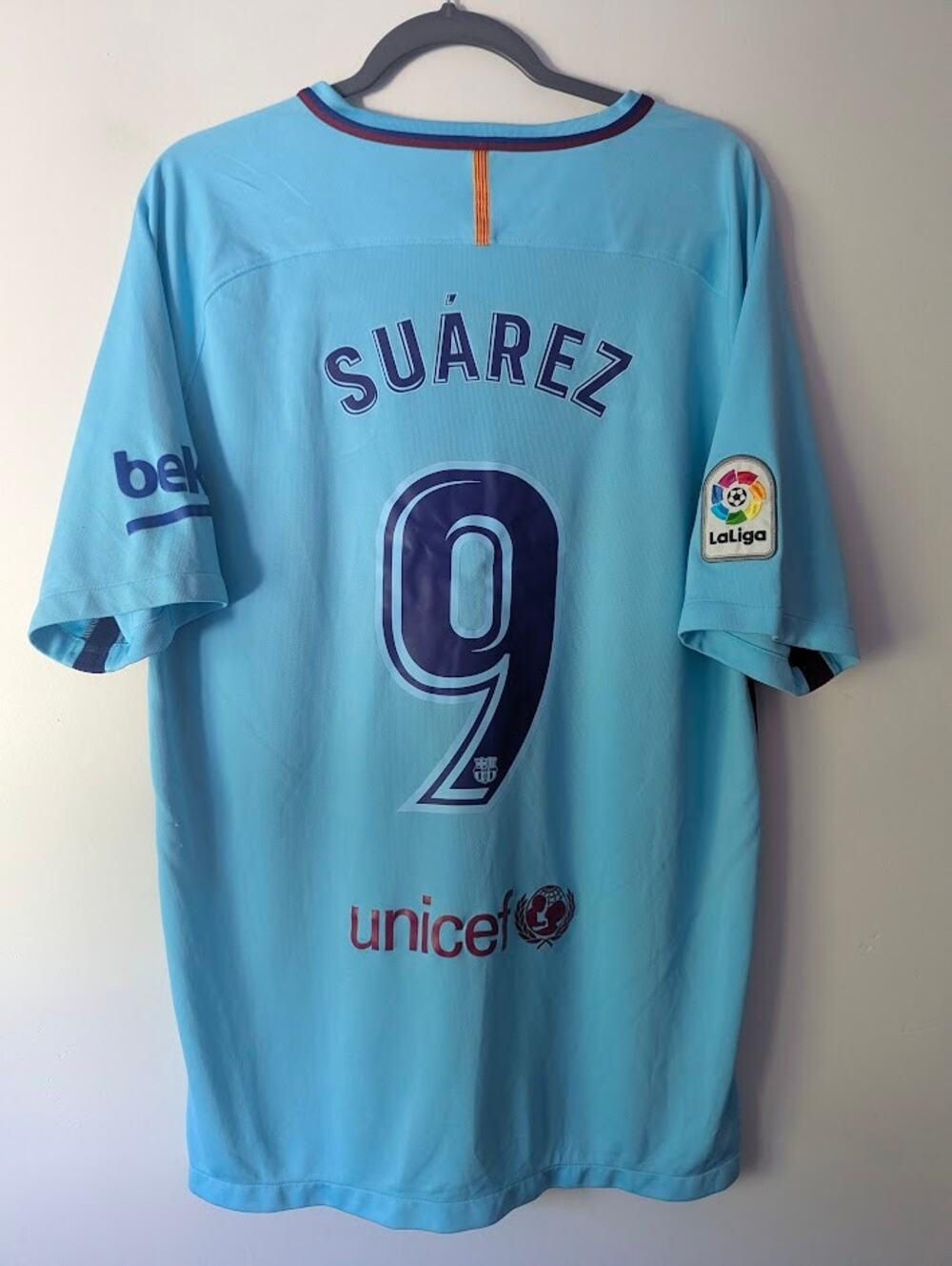 Barcelona Suarez Jersey XL Nike Away Shirt
